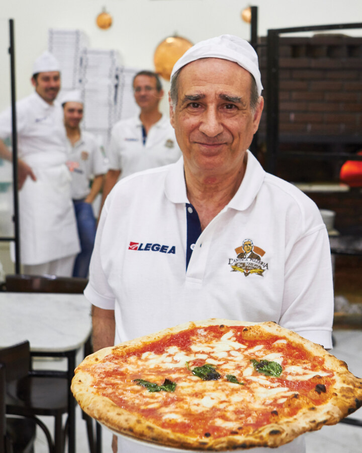 Pizzaiolos at Da Michele in Naples.